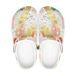 Classic Clogs Colorful Paint Splashes