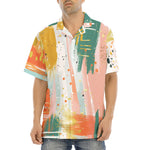 Hawaiian Shirt Colorful Paint Splashes