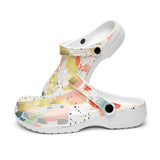 Classic Clogs Colorful Paint Splashes