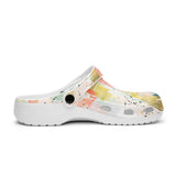 Classic Clogs Colorful Paint Splashes