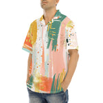 Hawaiian Shirt Colorful Paint Splashes