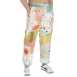 Men's Sweatpants Colorful Paint Splashes