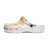 Classic Clogs Colorful Paint Splashes