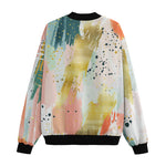 Bomber Jacket Colorful Paint Splashes