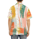 Hawaiian Shirt Colorful Paint Splashes