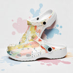 Classic Clogs Colorful Paint Splashes
