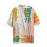 Hawaiian Shirt Colorful Paint Splashes