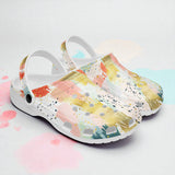 Classic Clogs Colorful Paint Splashes