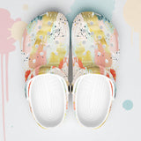 Classic Clogs Colorful Paint Splashes