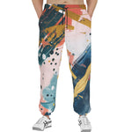 Men's Sweatpants Colorful Paint Splashes