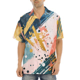 Hawaiian Shirt Colorful Paint Splashes