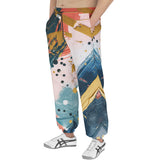 Men's Sweatpants Colorful Paint Splashes