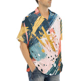Hawaiian Shirt Colorful Paint Splashes