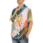Hawaiian Shirt Colorful Paint Splashes