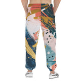 Men's Sweatpants Colorful Paint Splashes