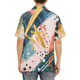Hawaiian Shirt Colorful Paint Splashes