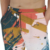 Men's Sweatpants Colorful Paint Splashes