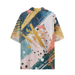 Hawaiian Shirt Colorful Paint Splashes