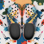 Classic Clogs Colorful Paint Splashes
