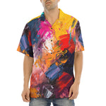 Hawaiian Shirt Colorful Paint Splashes