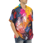 Hawaiian Shirt Colorful Paint Splashes