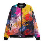 Bomber Jacket Colorful Paint Splashes