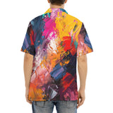 Hawaiian Shirt Colorful Paint Splashes