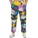 Men's Sweatpants Colorful Paint Splashes