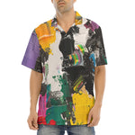 Hawaiian Shirt Colorful Paint Splashes