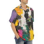 Hawaiian Shirt Colorful Paint Splashes