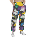 Men's Sweatpants Colorful Paint Splashes