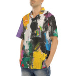 Hawaiian Shirt Colorful Paint Splashes