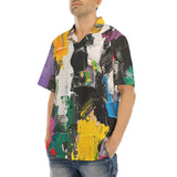 Hawaiian Shirt Colorful Paint Splashes