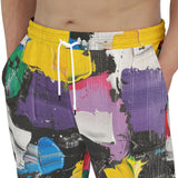 Men's Sweatpants Colorful Paint Splashes