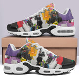 Air Cushion Sneakers Colorful Paint Splashes