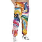 Men's Sweatpants Colorful Swirling Paints