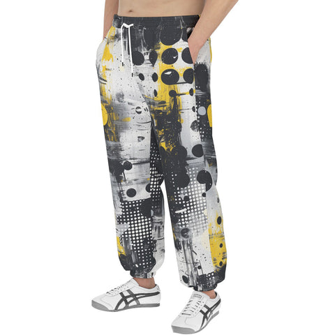 Men's Sweatpants Urban Grunge Modern Art