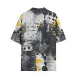 Hawaiian Shirt Urban Grunge Modern Art