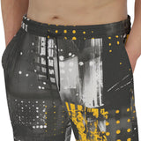 Men's Sweatpants Urban Grunge Modern Art