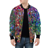 Bomber Jacket Crystal Prismatic Mosaic