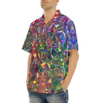 Hawaiian Shirt Crystal Prismatic Mosaic