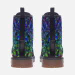 Leather Boots Crystal Prismatic Mosaic