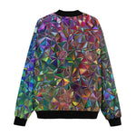 Bomber Jacket Crystal Prismatic Mosaic