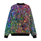 Bomber Jacket Crystal Prismatic Mosaic
