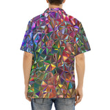 Hawaiian Shirt Crystal Prismatic Mosaic