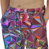 Men's Sweatpants Crystal Prismatic Mosaic