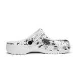 Classic Clogs Black Ink Splashes And Dots