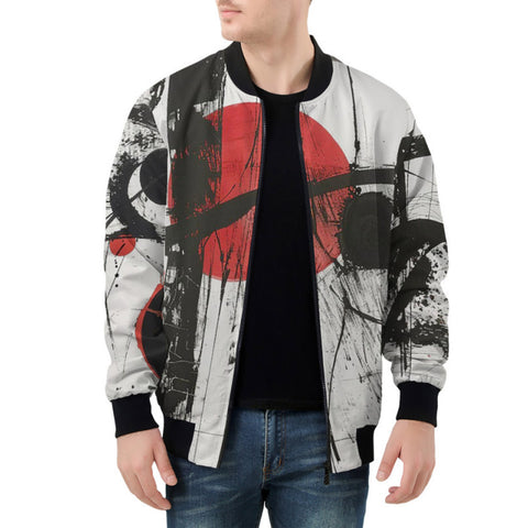 Bomber Jacket Minimalism Digital Art