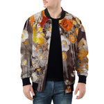 Bomber Jacket Colorful Floral Patterns