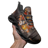Sports Mesh Sneakers Colorful Floral Patterns